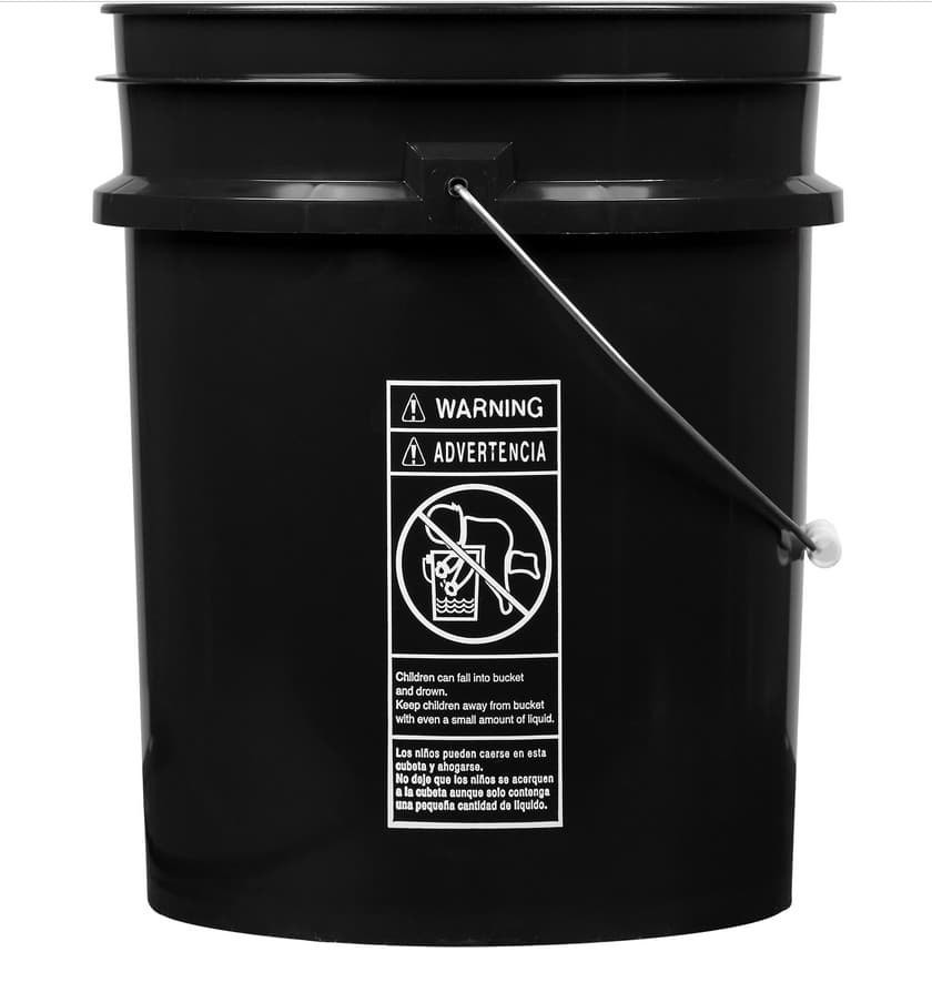 5 Gallon Buckets pails with Screw on Gamma Lid- Food Grade -BPA Free ( 3 Pack) 3