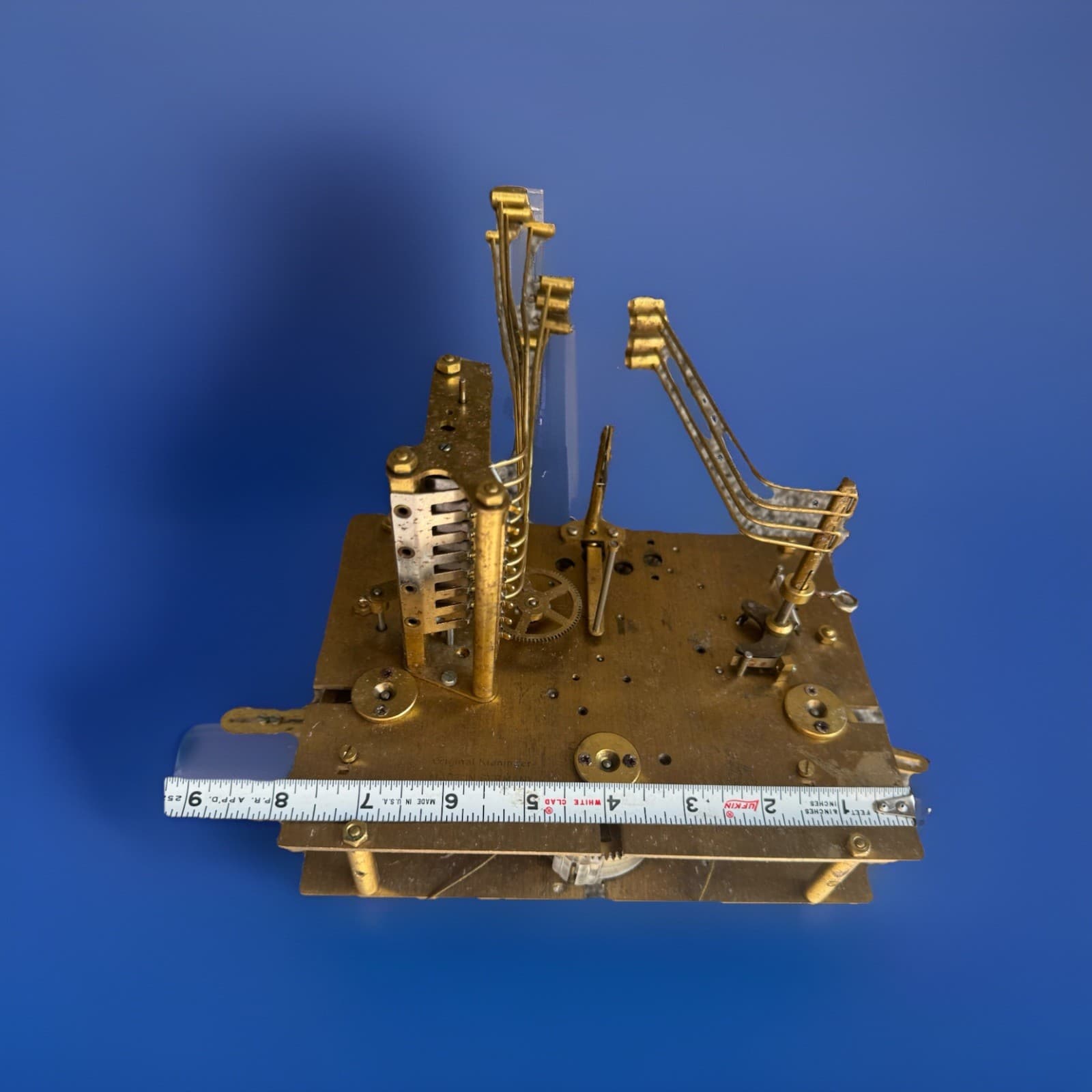 Original Kieninger 84K 116cm grandfather clock movement, made in Germany 6