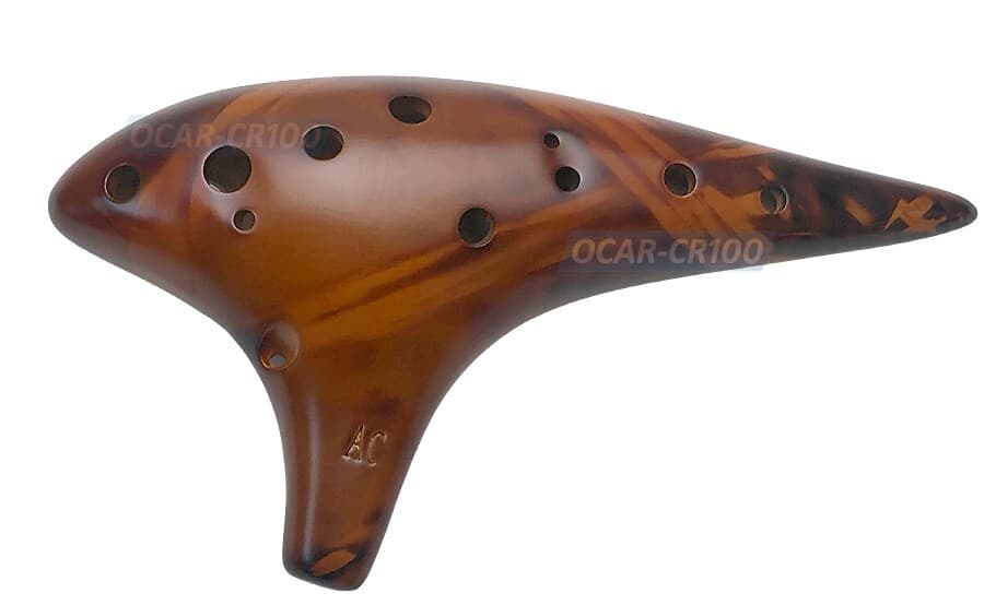 Premium Fine-Crafted Ceramic Ocarina Flute With 12-Hole Alto C 3