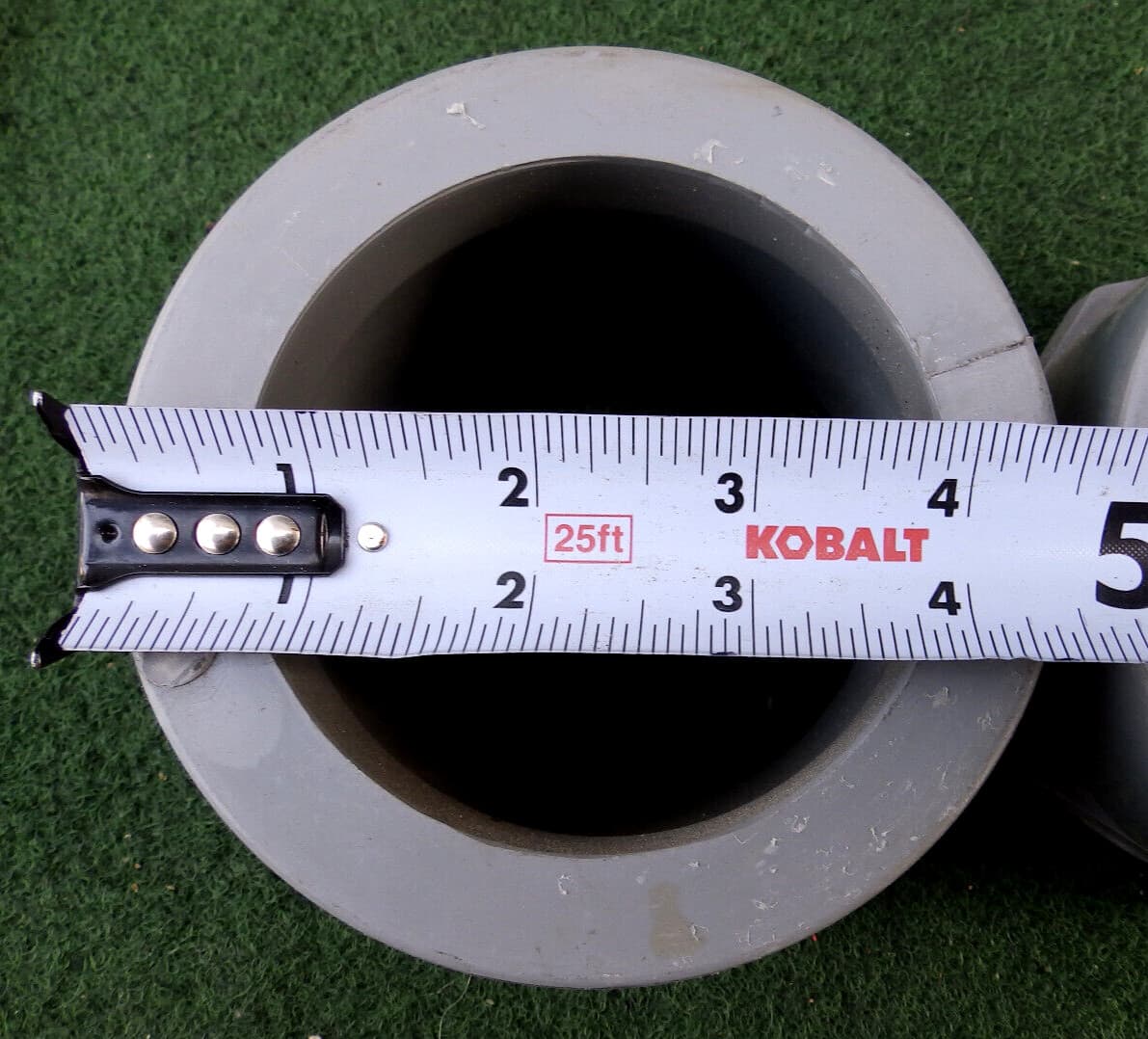 D&R 4" x 3" Schedule 80 Gray PVC Socket Reducer Bushing Lot Of  2 NEW 4