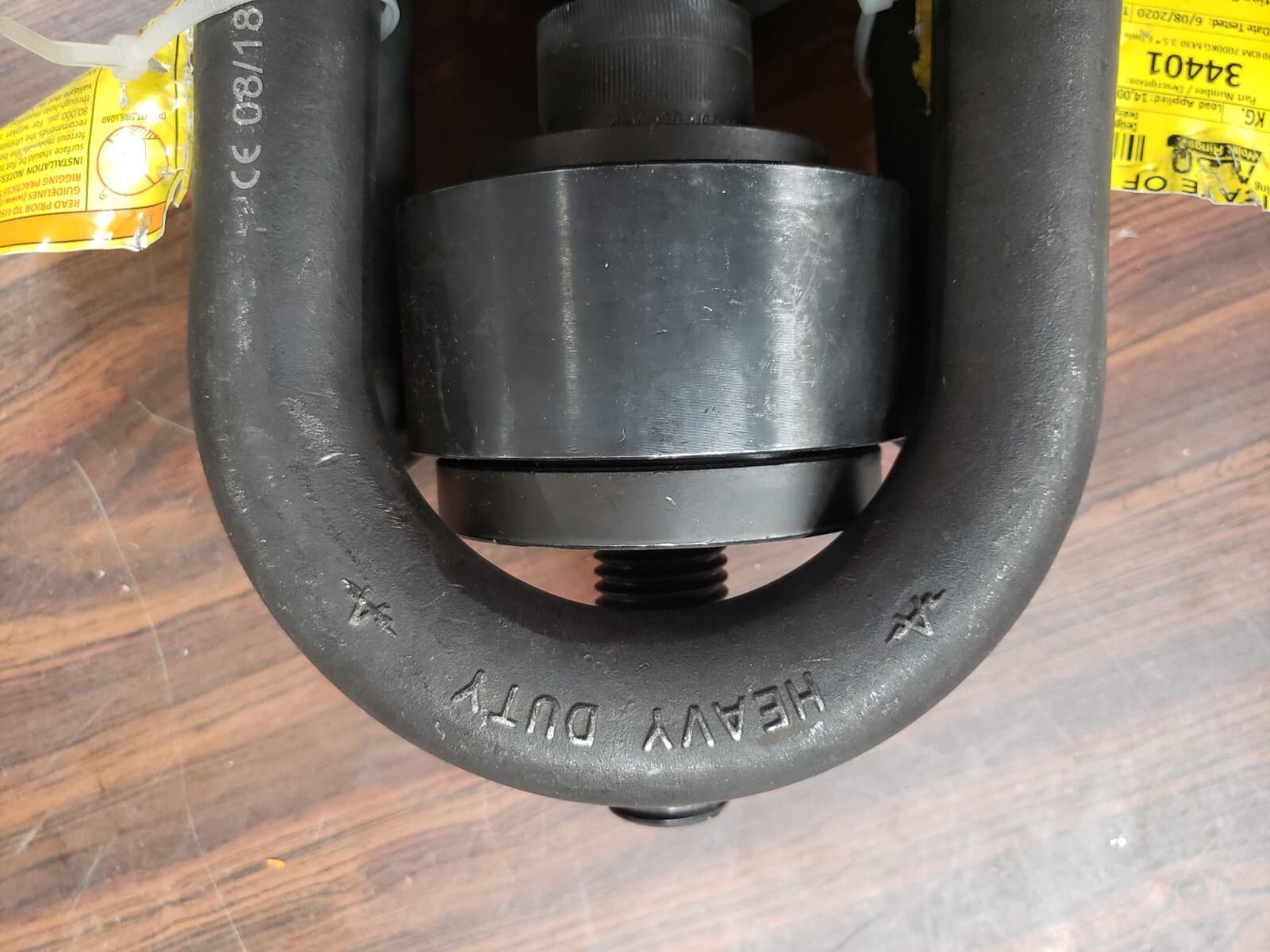 American Drill Bushing 34401 Hoist Ring 7000KG Load Capacity M30x3.5 Thread Size 3