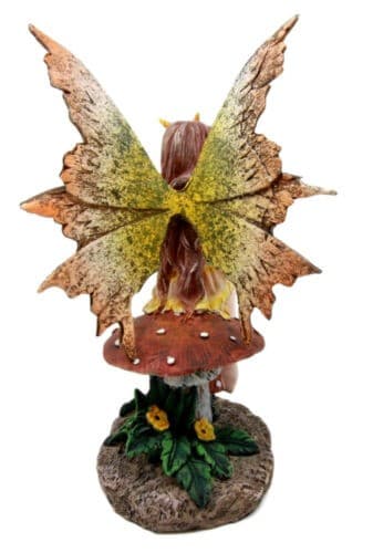 Amy Brown Tropical Sunny Yellow Butterfly Fairy Enchanted Forest Figurine 6.25" 4