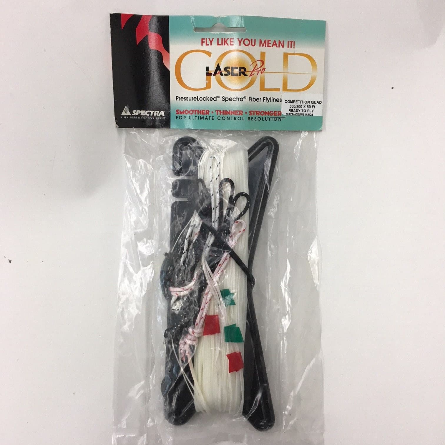 Gold Laser Pro Competition Quad Spectra Fly Line Set 300/200 Pound  x 50 foot 