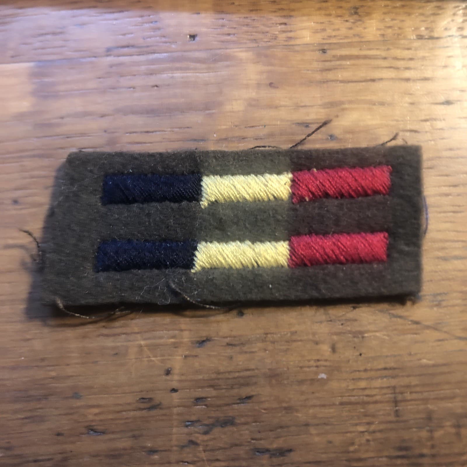 Ww2 British REME Engineer Arm Service Stripes Pair Patch