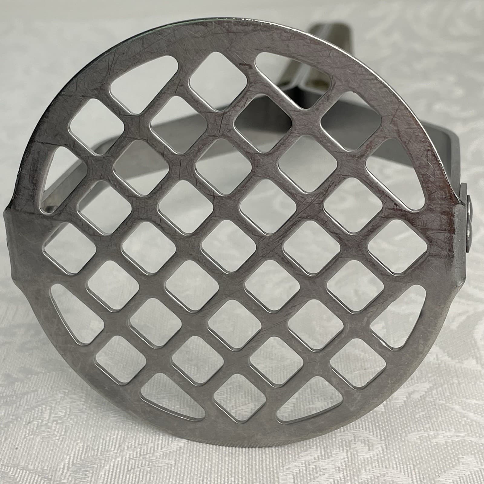 Vintage Ekco Potato Vegetable Food Masher Stainless Vanadium Composite Handle 9" 3