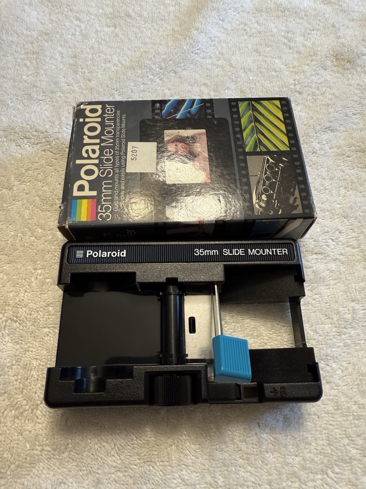 Polaroid 35mm Slide Mounter Transparency Film Cutter NEW in Original Box 2