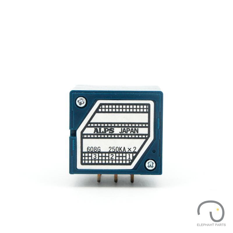 1pcs - ALPS RK27 250KA Volume Dual Potentiometer Round - JAPAN - RK27 6