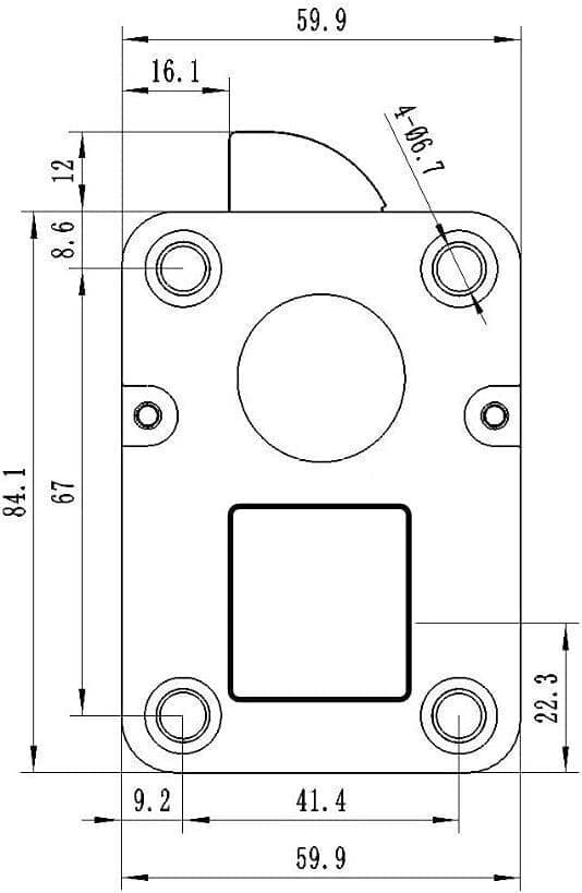 Fingerprint Safe Electronic Lock Biometric  Safe Lock Replacment with Swing Bolt 2