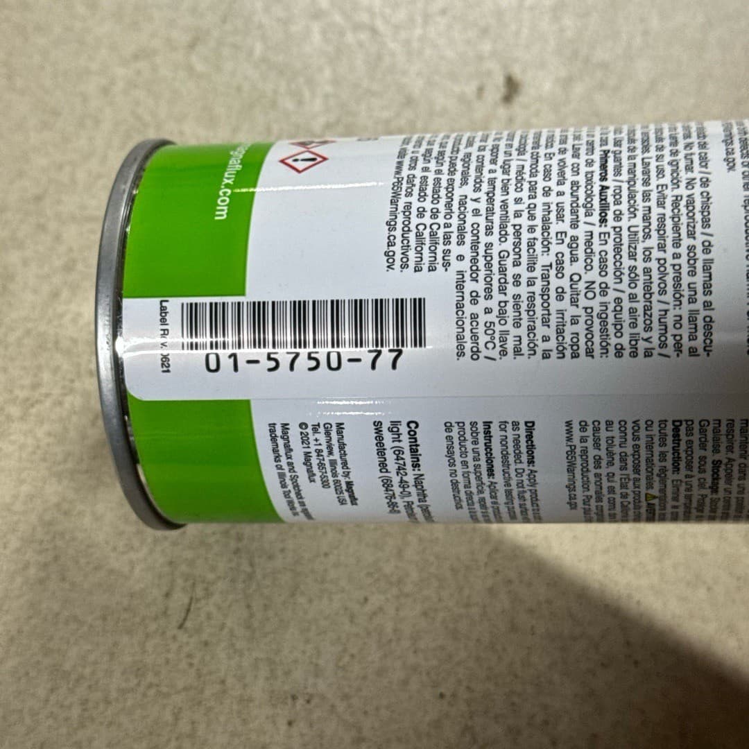 Magnaflux SKC-S SPOTCHECK NDT Cleaner 10.5oz Fast Drying Residue Free 3