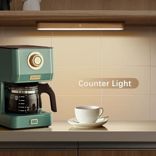 Led 360° Rotatable Magnetic Battery Operated Wall Lights USB Brown 1PCS 4