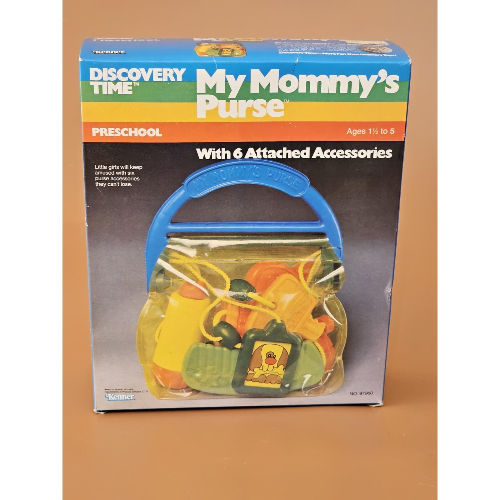 1981 Kenner 97960 Discovery Time My Mommy's Purse Preschool Toy w Comb Lipstick 2