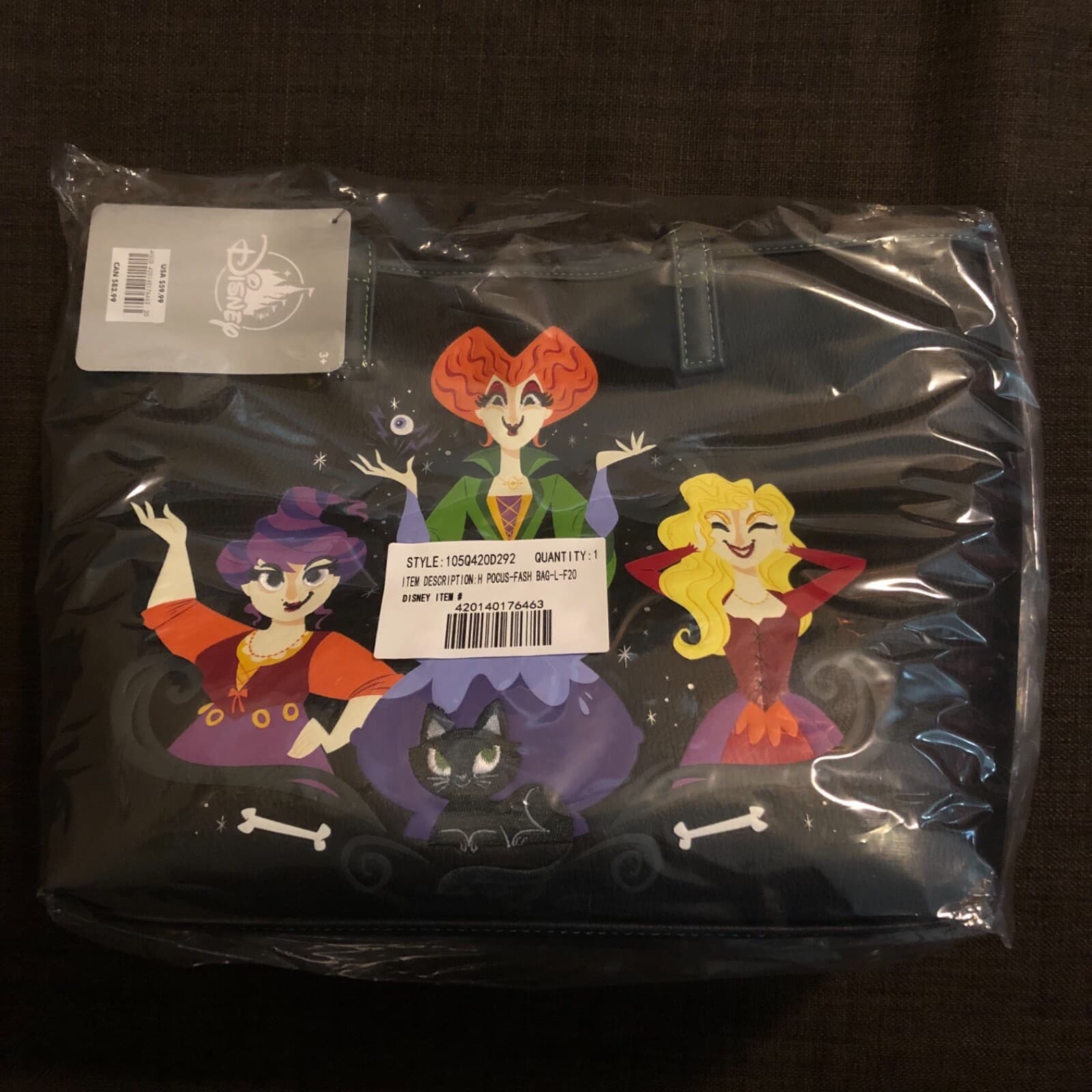 Loungefly HOCUS POCUS Binx Tote - NEW