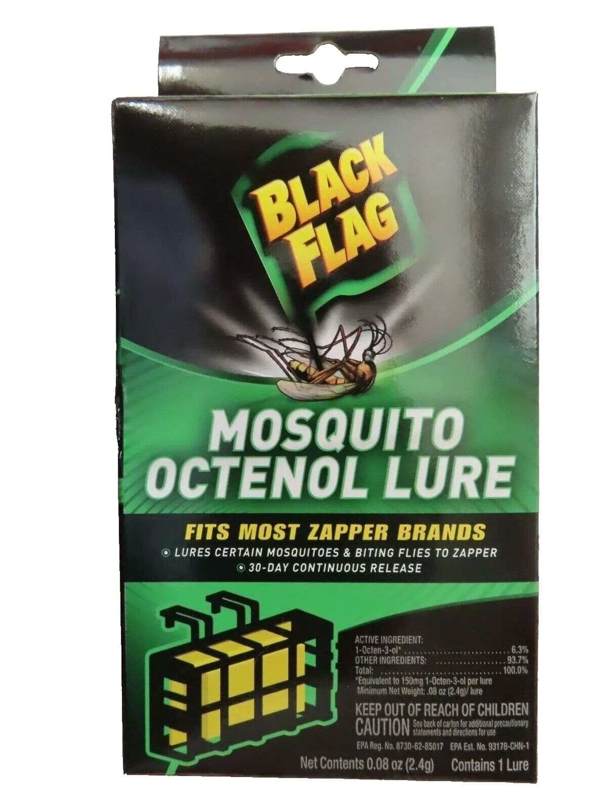 Black Flag Mosquito Octenol Lures - Model BZ-OCT1 (3 PACK) NEW 2