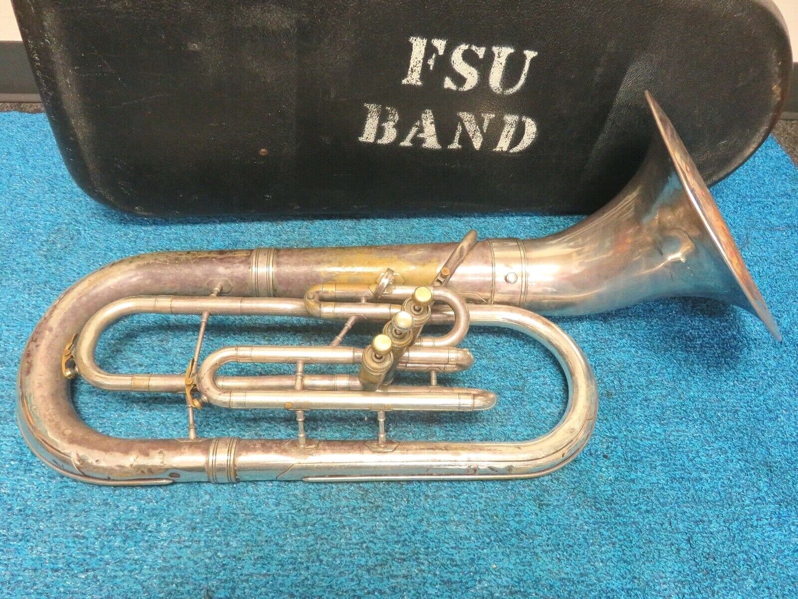 REYNOLDS CONTEMPORA 3 valve BARITONE HORN euphonium W/Case 921624 4