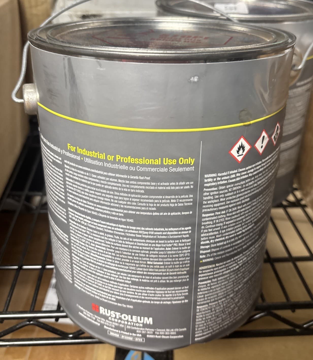 Rust-Oleum Safety Green ROCEpoxy Direct-to-Metal Epoxy Mastic 9100 Base, 1 Gal 4