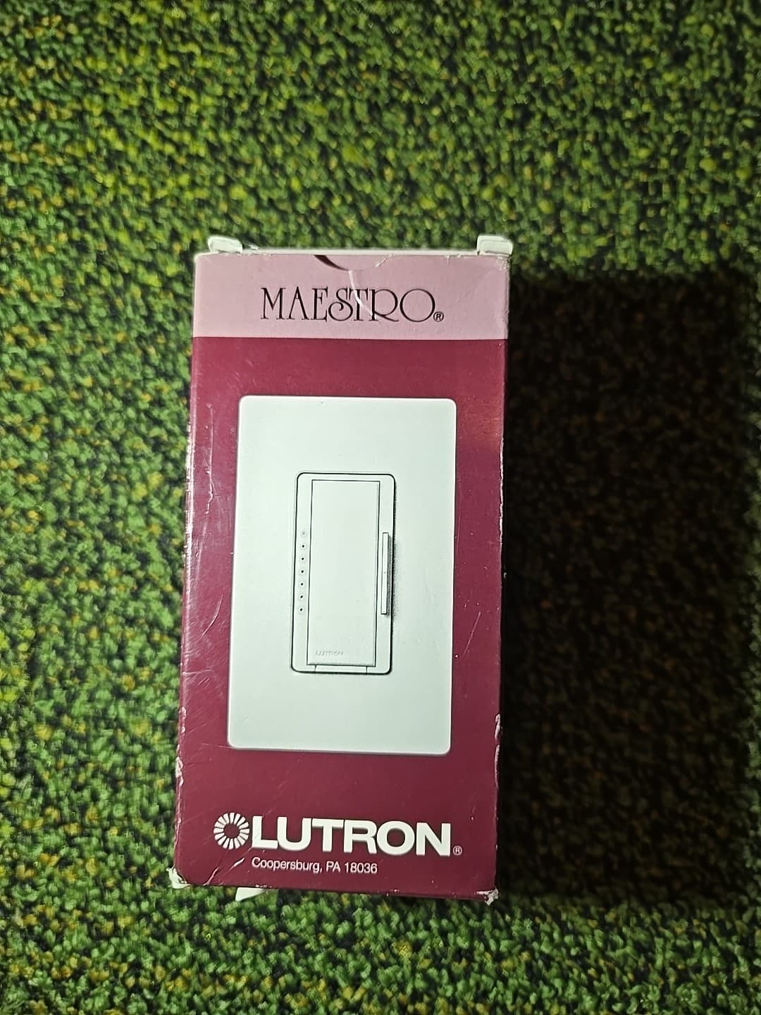 LUTRON MA-600-WH DIMMER, NEW IN BOX 2
