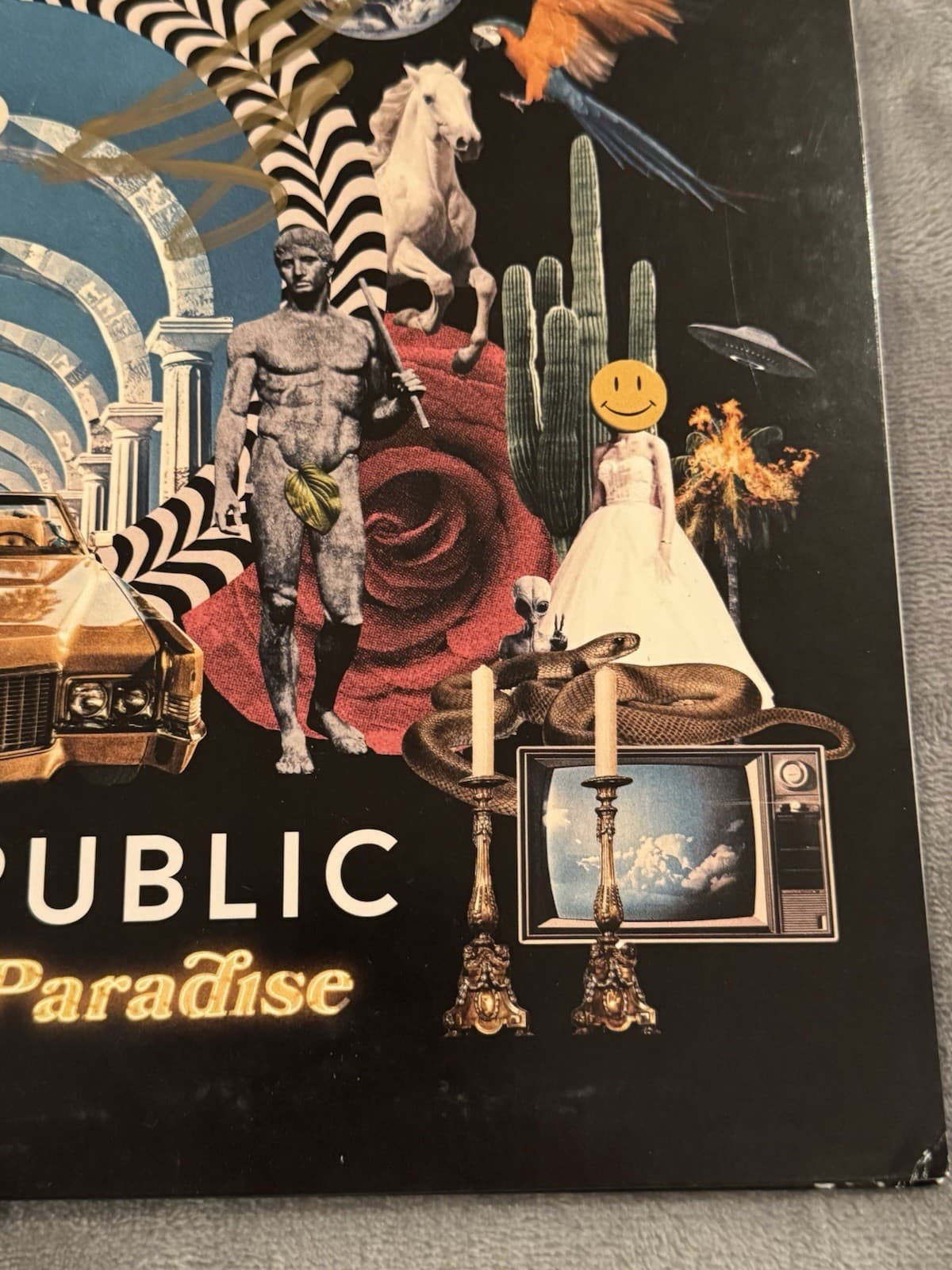 OneRepublic SIGNED Artificial Paradise Vinyl Brand New Autographed Ryan Tedder 5