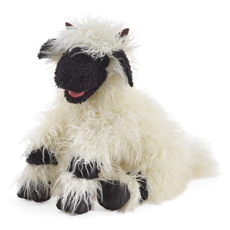 Folkmanis Sheep Valais Blacknose Hand Puppet