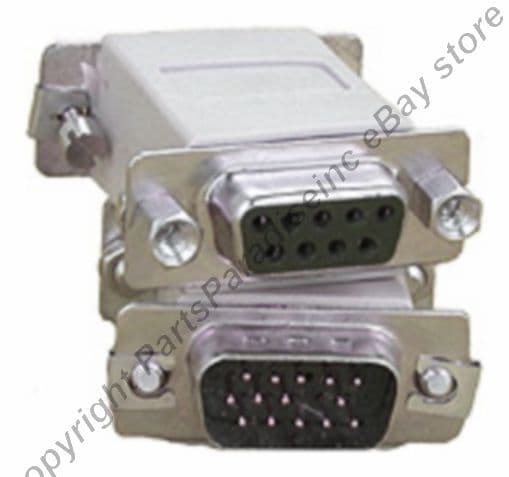 SVGA/VGA HPDB15/HD15 pin Male~DB9 pin Female Video/Monitor Cable/Cord Adapter