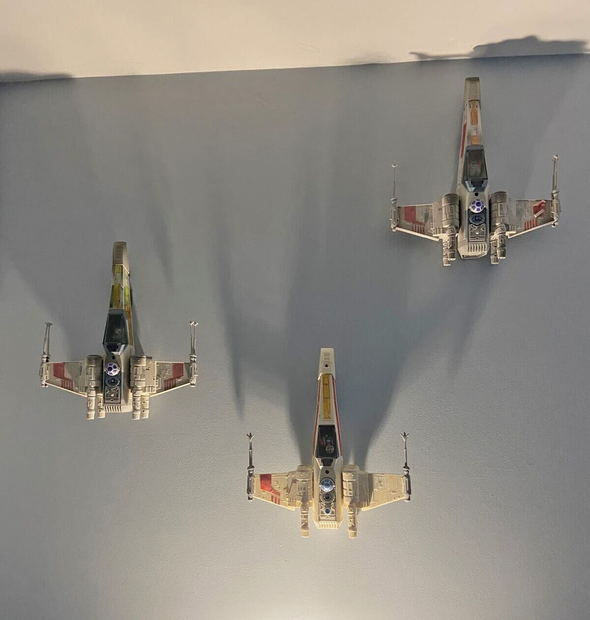 Starship Wall Mount for Vintage Star Wars X-Wing, Falcon, TIE Fighter & More 2