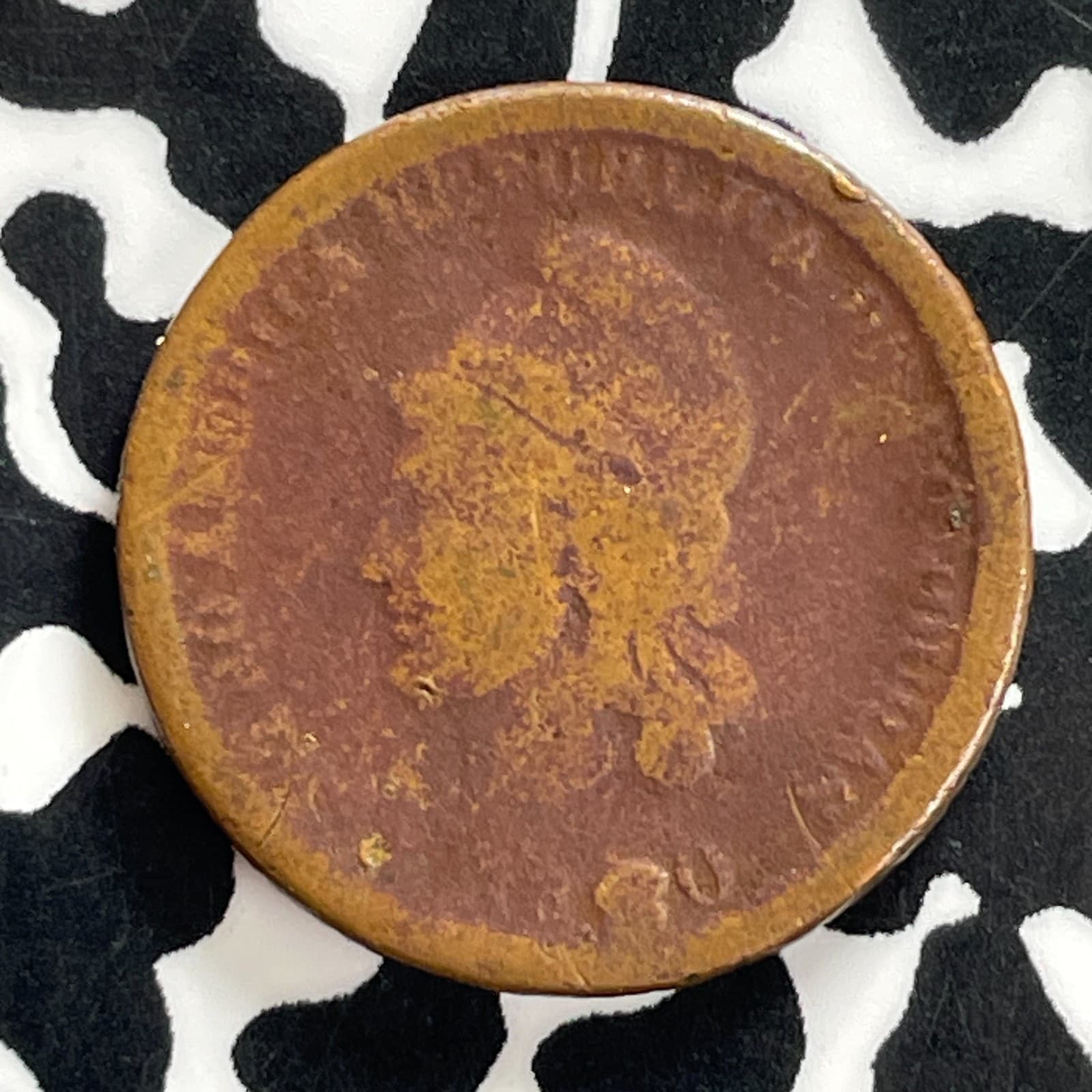 1880 Honduras 1 Centavo Lot#JM0193 Very Scarce! KM#40