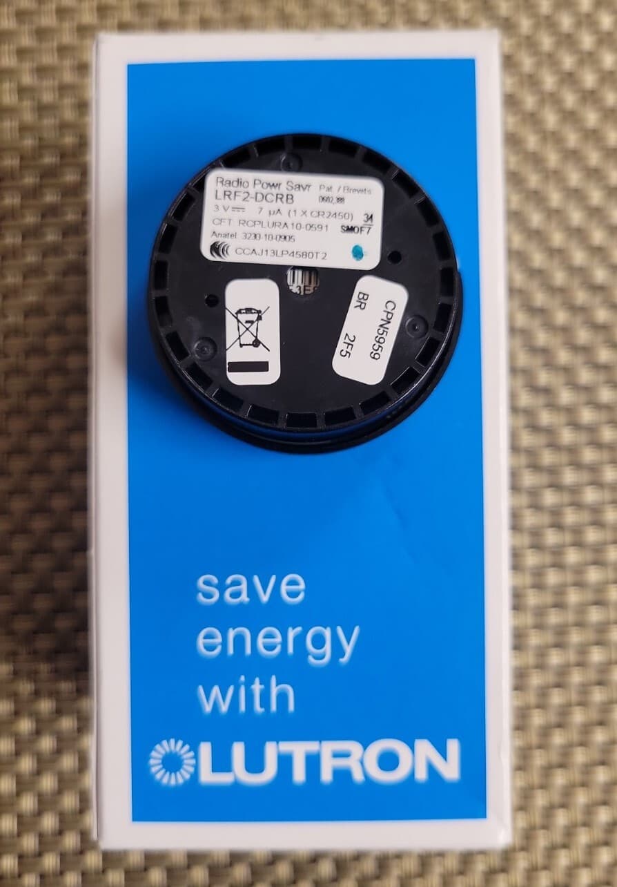 LUTRON ( LRF2-DCRB-BL ) RPS Daylight Sensor Black 2