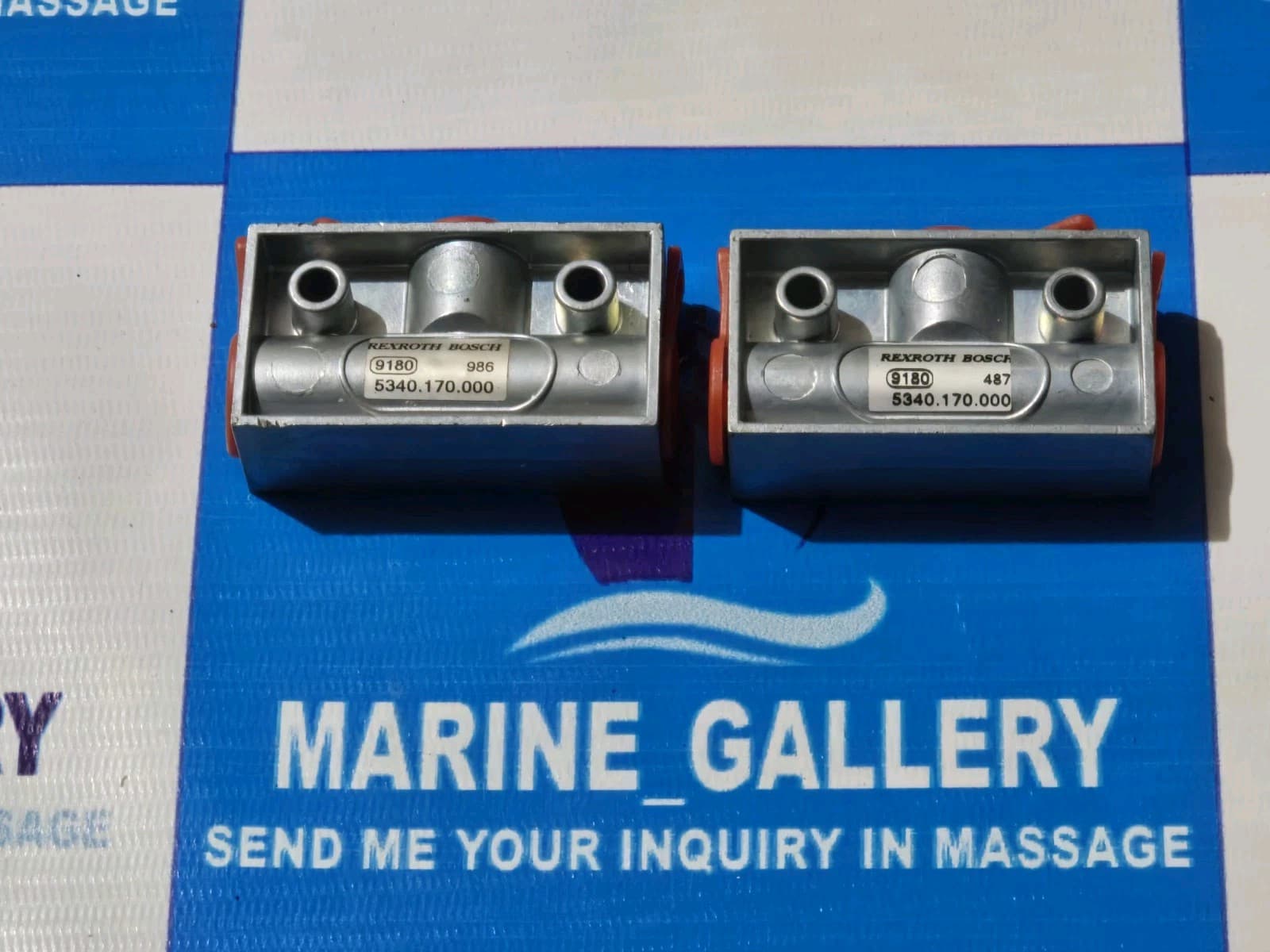 Rexroth 5340170000 ( 2 Pieces ) Rexroth Bosch Double Check Valve , New 2