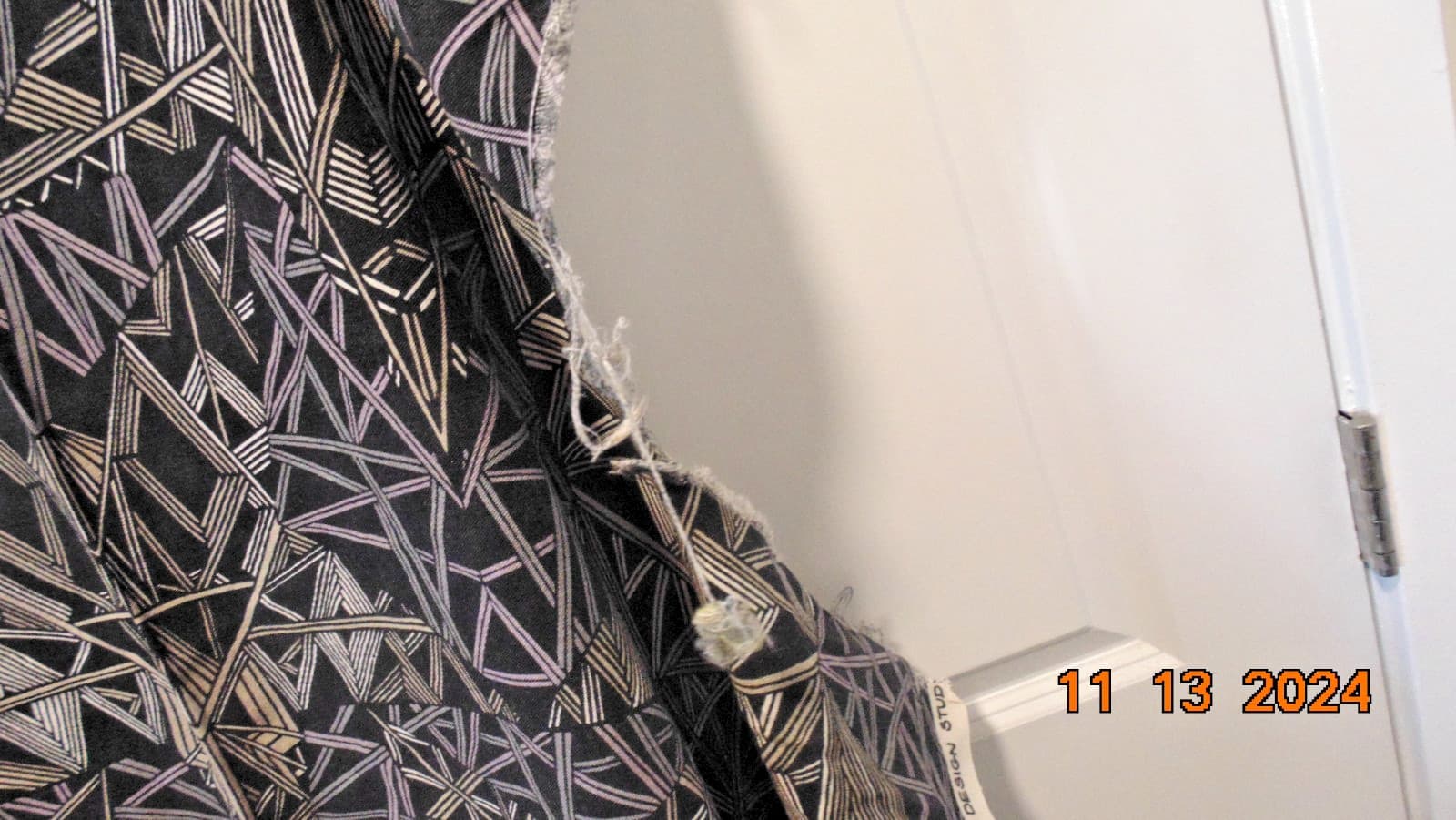 Eveningstar by Wendy Klein & Jack Lenor Larsen Design Studio 1972 Fabric 1.5 yds 3