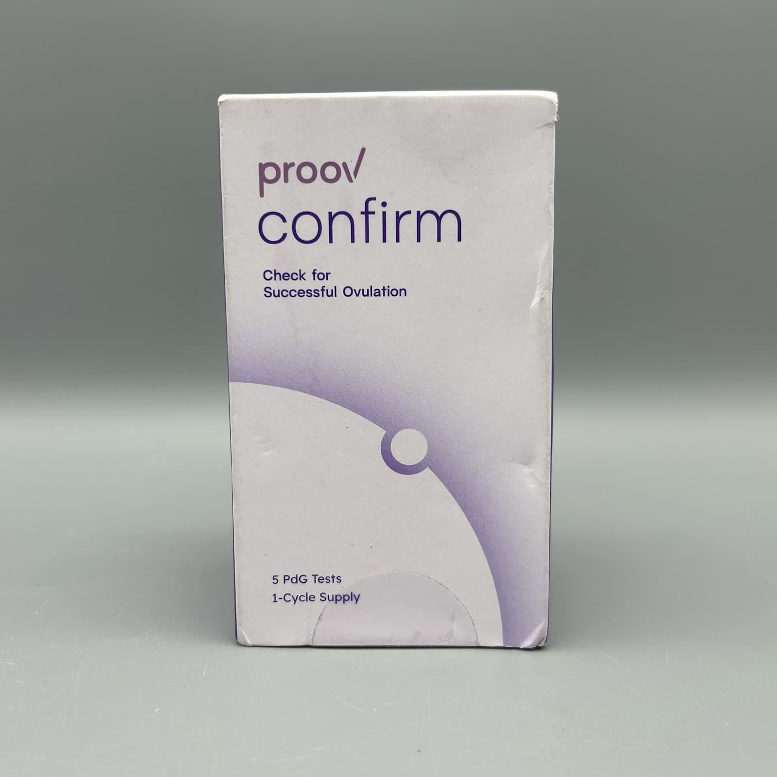 Proov Confirm Check For Successful Ovulation - 5 PdG Tests One Cycle 