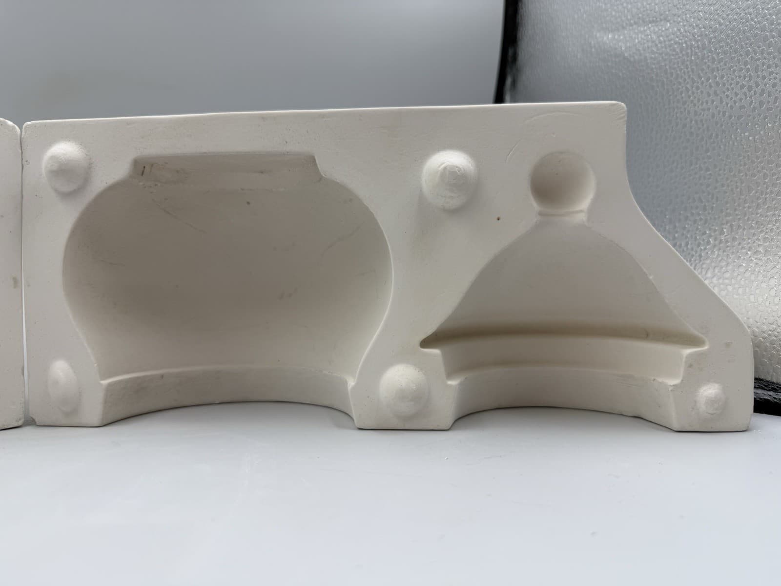 VTG 1977 Gare Ink 1992 Jodi Ceramic Slip Casting Mold Sugar Bowl 3