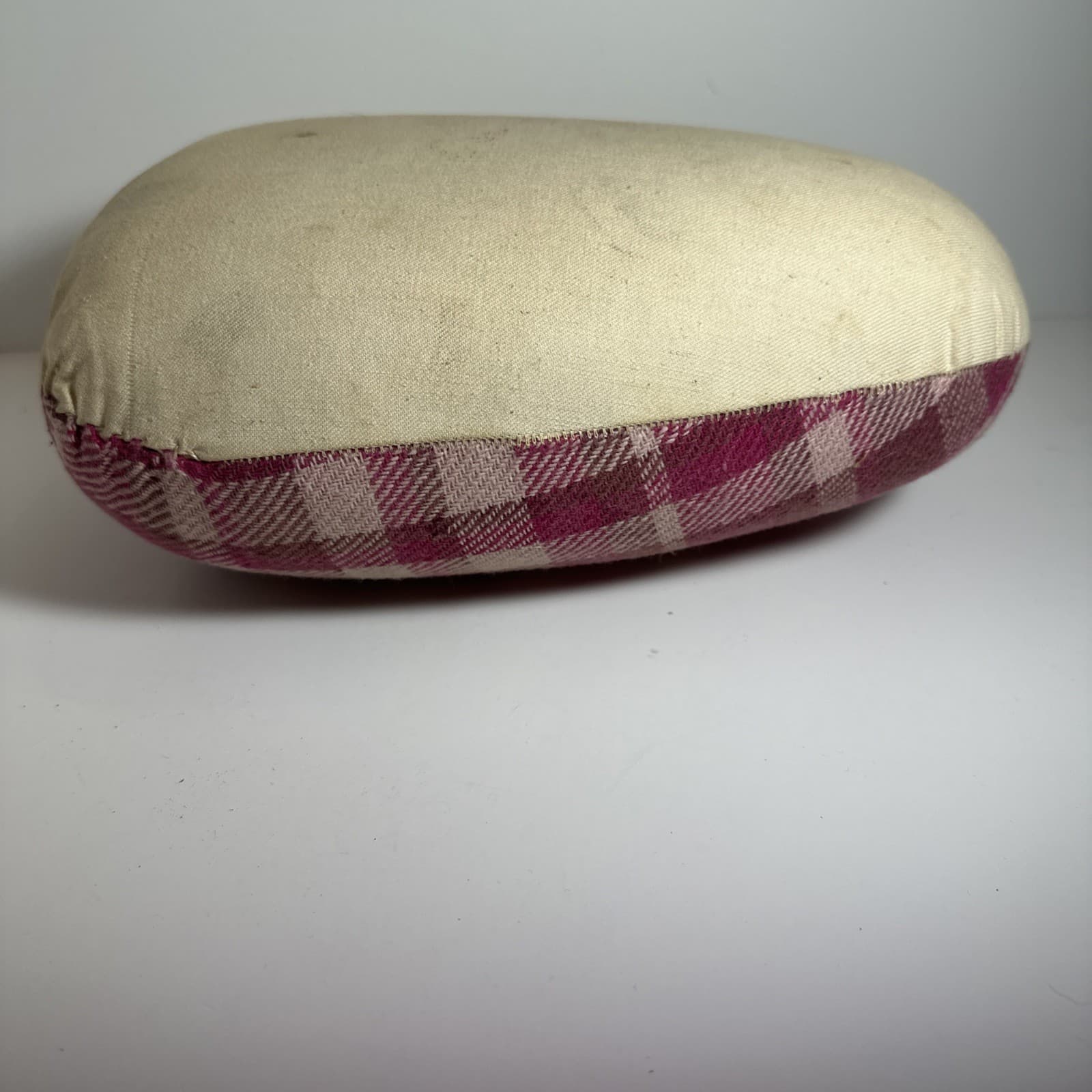 Vintage Singer Tailor's Ham Plaid  Pressing Dressmaking Ironing Shaping Sewing  6