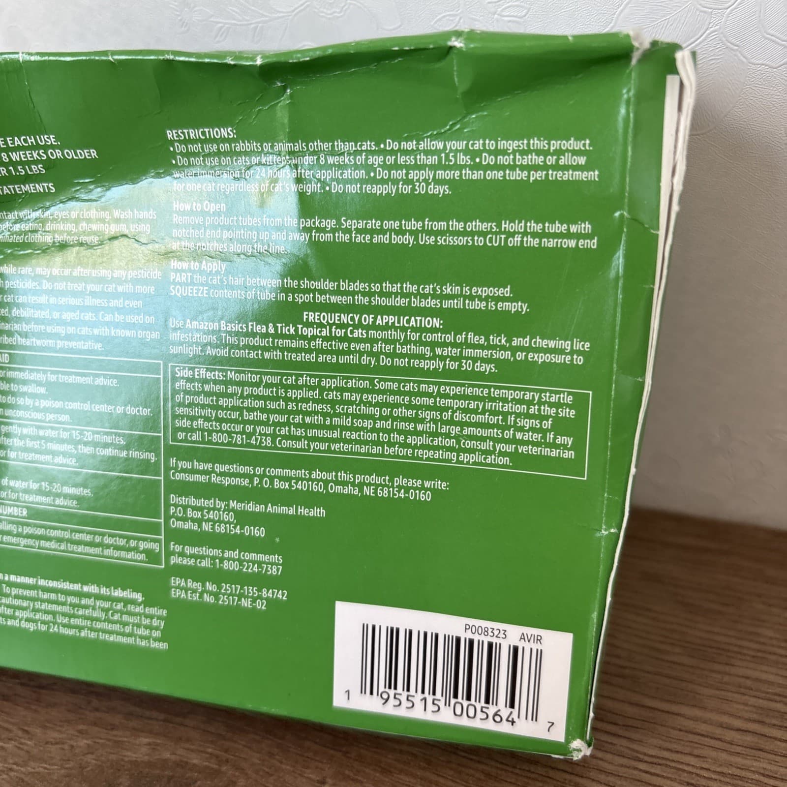 Amazon Basics Flea & Tick Topical Treatment for Cats - 6 Waterproof Applications 5