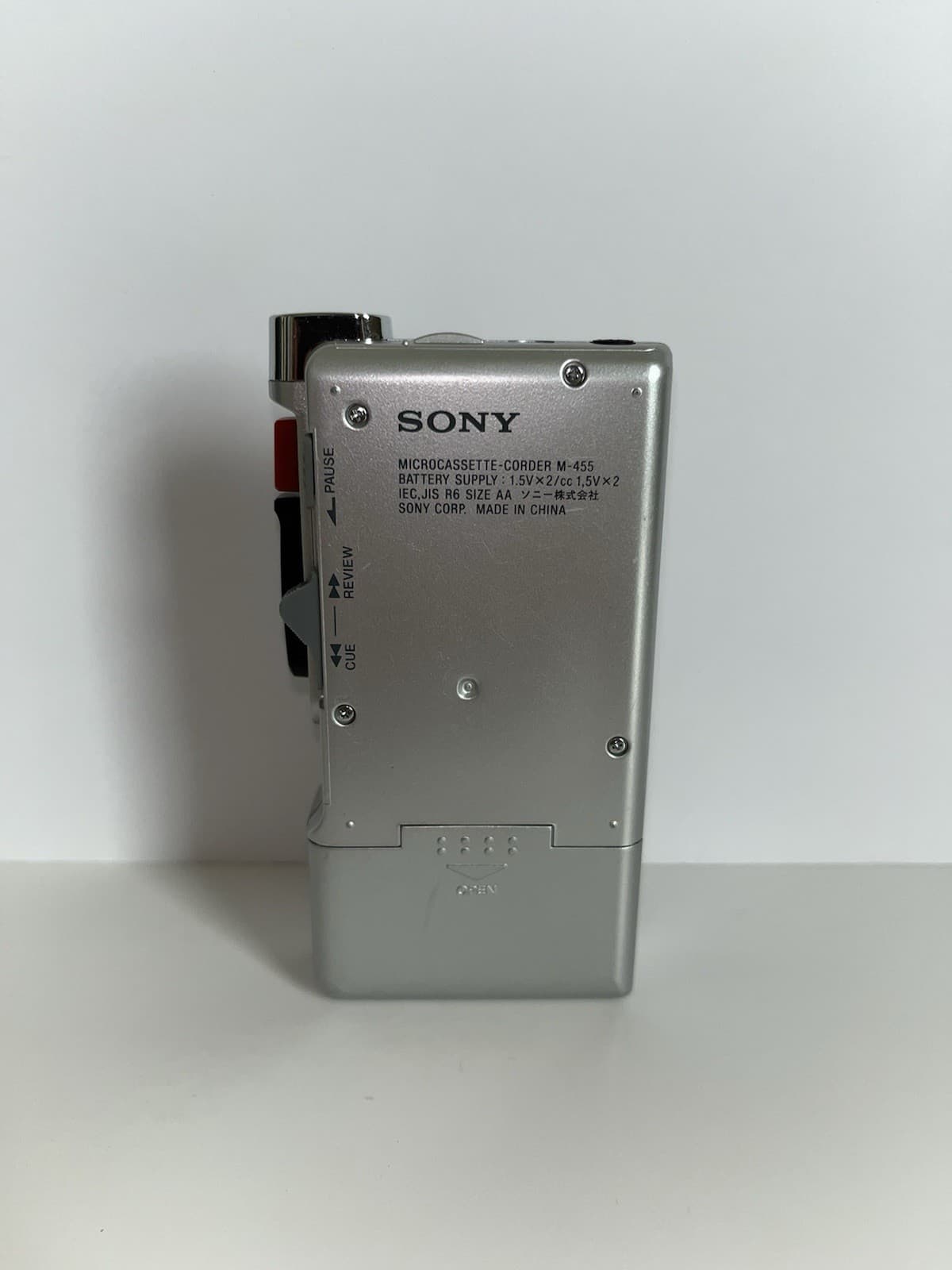 Sony M-455 Microcassette Voice Recorder with Tapes Tested 4