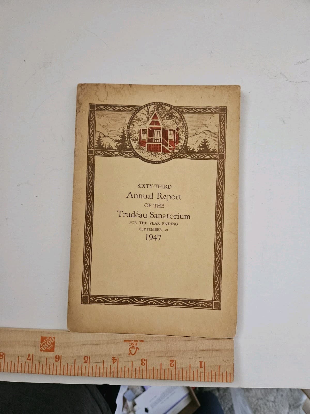 1947 Sixty-Third Annual Report Of The Trudeau Sanatorium Trudeau, New York 3