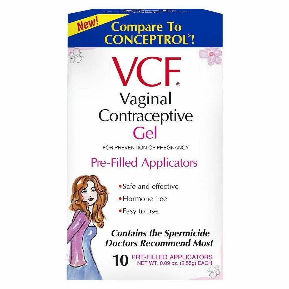 VCF Vaginal Contraceptive Gel Pre-Filled Applicators Hormone Free 10 Ct 3 Pack 2