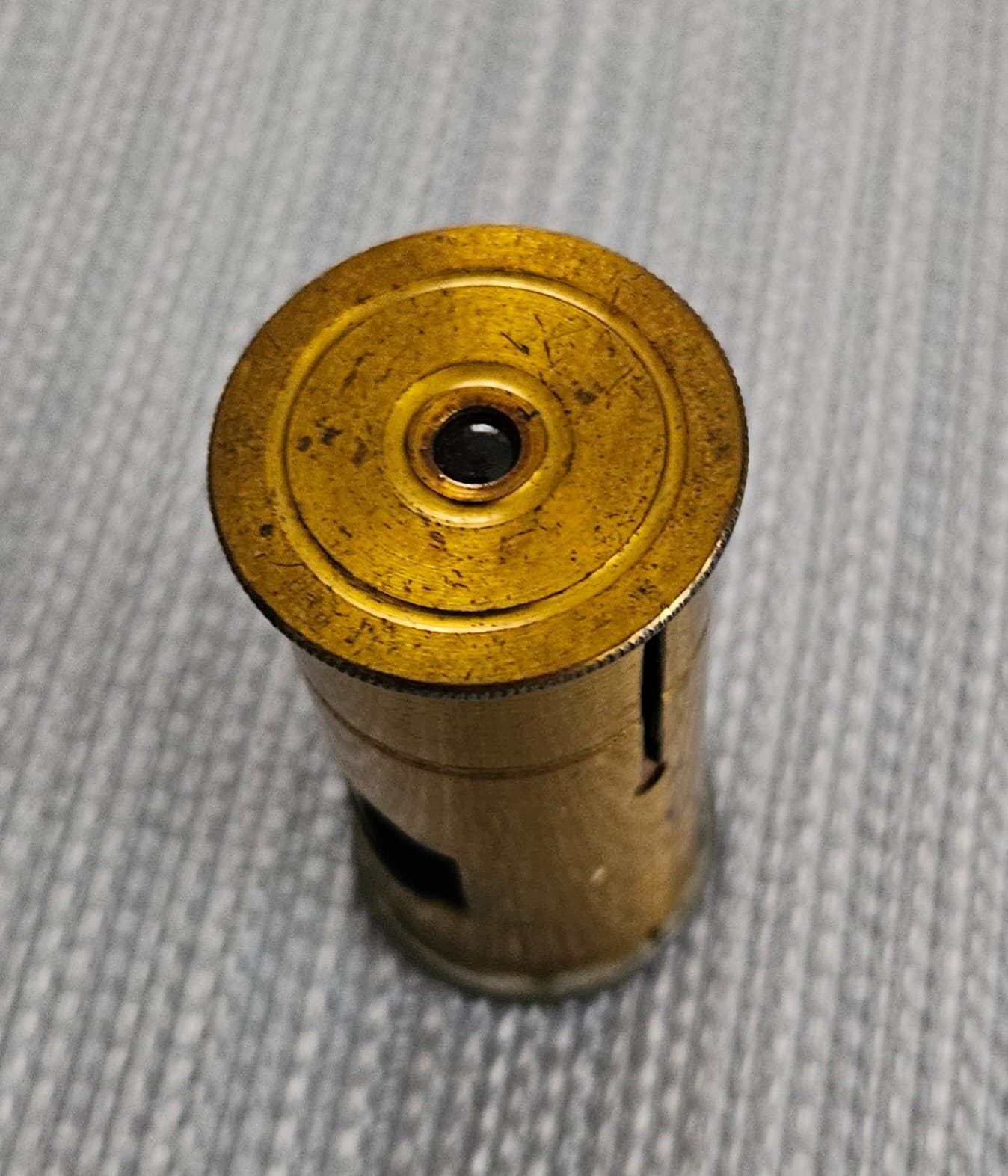 ANTIQUE BRASS FRENCH POCKET MICROSCOPE WITH INSTRUCTIONS 5