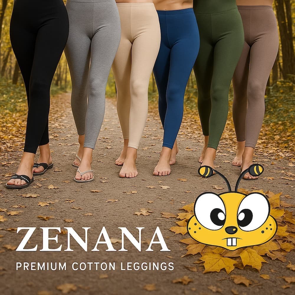 Zenana Premium Cotton Leggings🍯Full Length Workout High Waisted Gym Yoga Pants