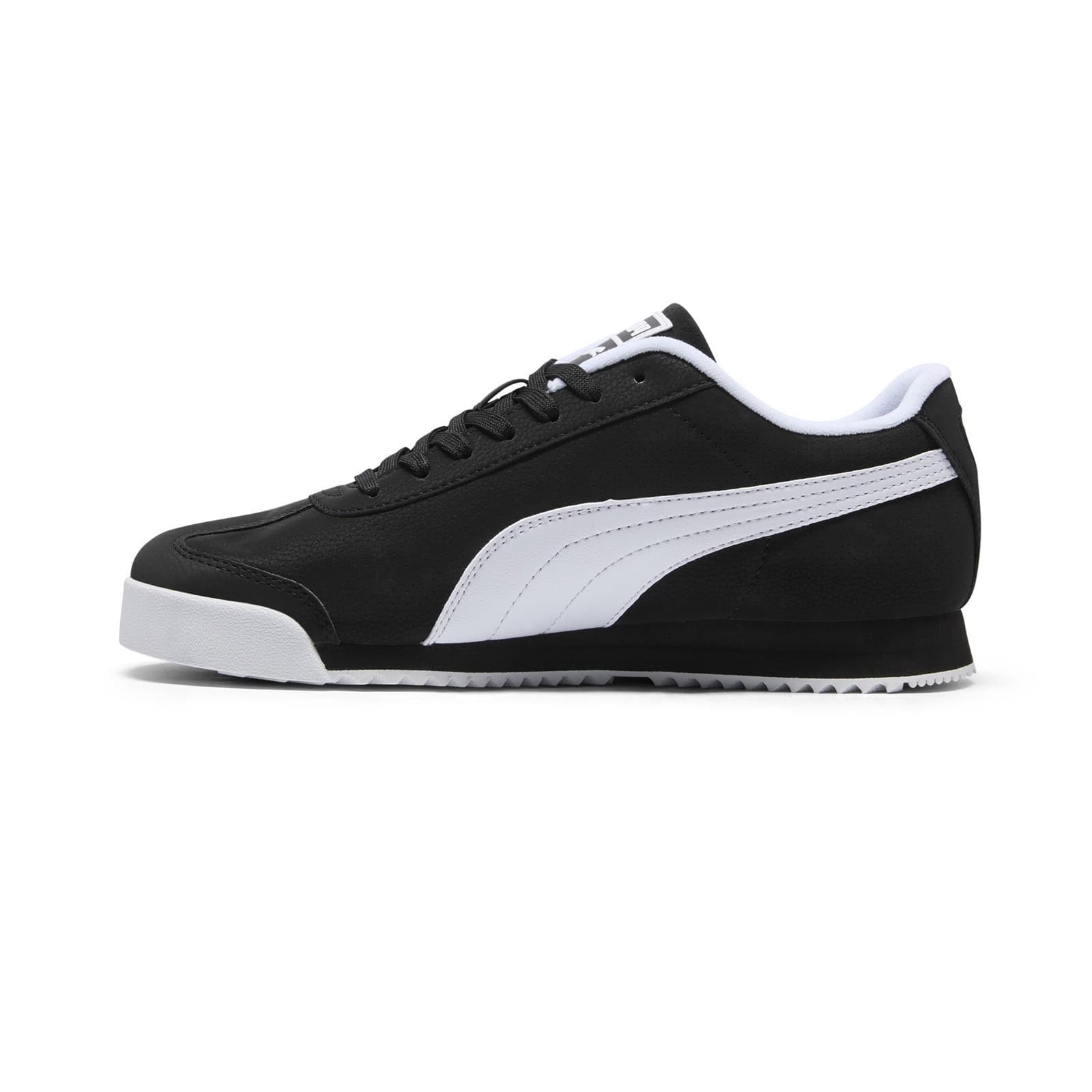 Puma Roma 24 Reversed 40067102 Mens Black Leather Lifestyle Sneakers Shoes 2