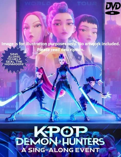 Demon Hunters Sing-Along (2025) DVD - Please Read Description