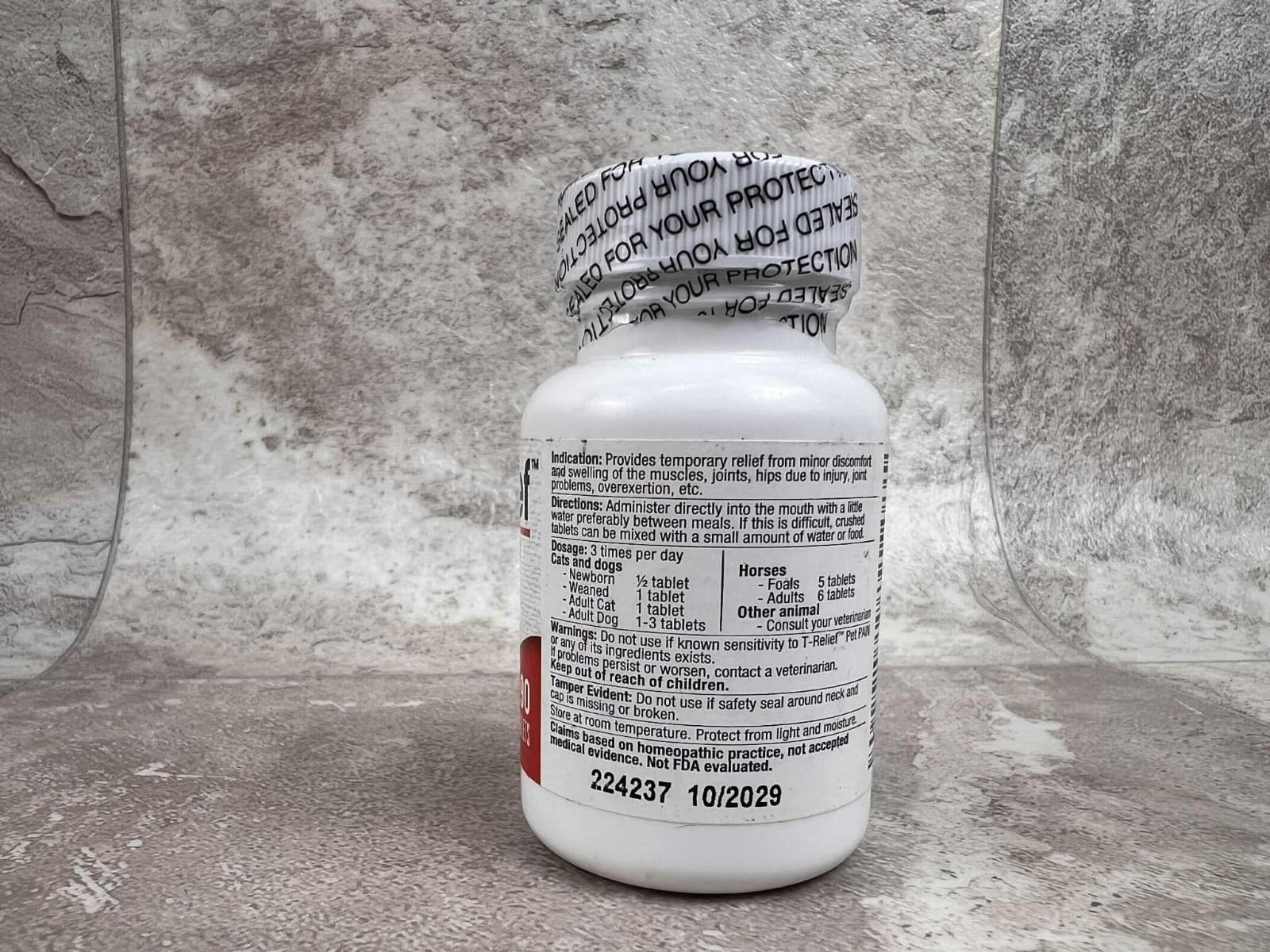 2x MediNatura T-Relief Pet Pain Relief Plant-Based Pain Relievers 90Tabs 06/2029 2