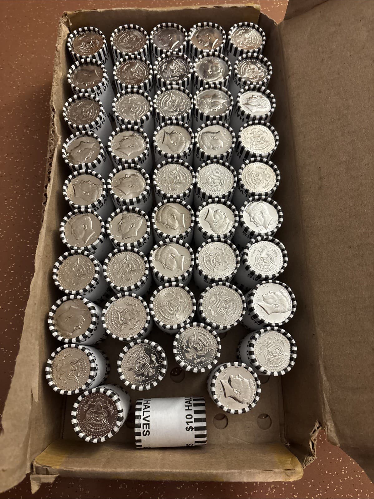 1 Roll of 20 Coins 2024-D Kennedy Half Dollar Unopened and Unsearched 3