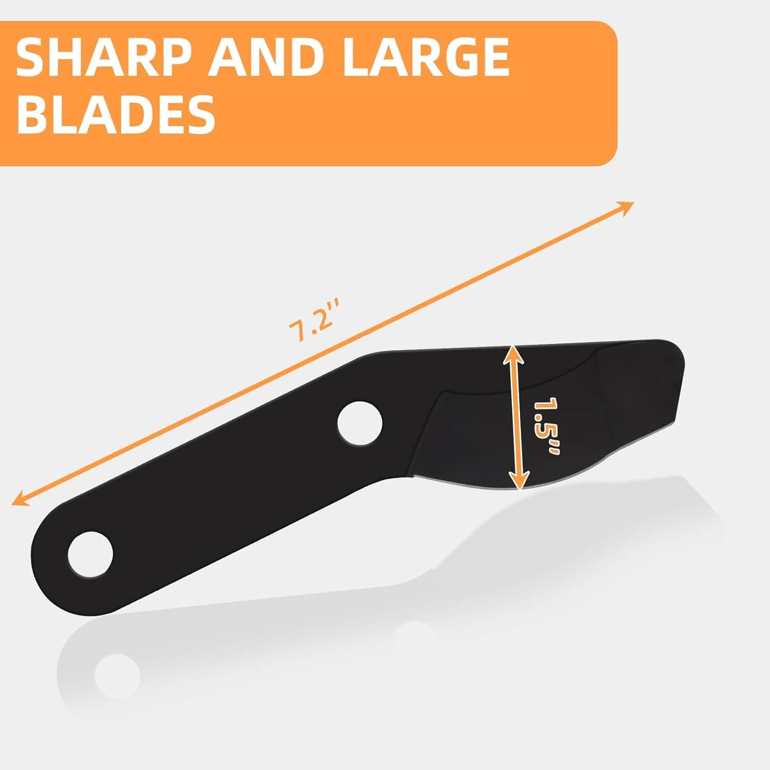 2 PCS Steel Blade for Fiskars 32" PowerGear 2 - Large Blade for Fiskars Garde... 2