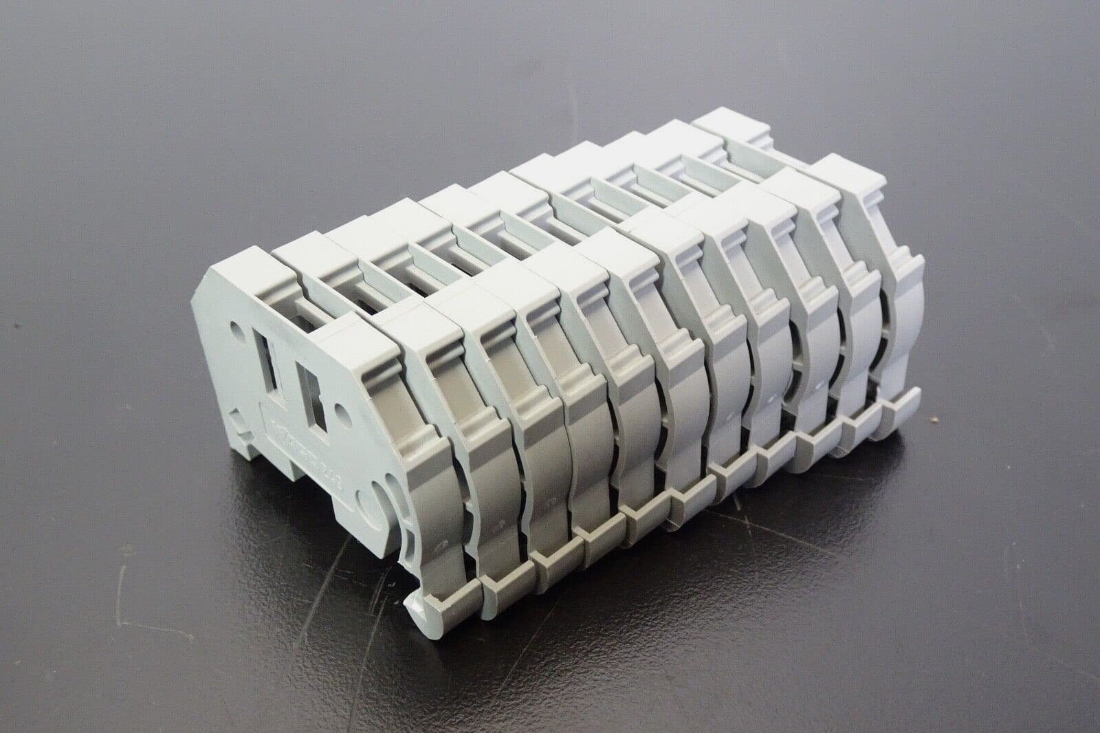 WAGO 249 GRAY TERMINAL BLOCK END STOP Lot 11