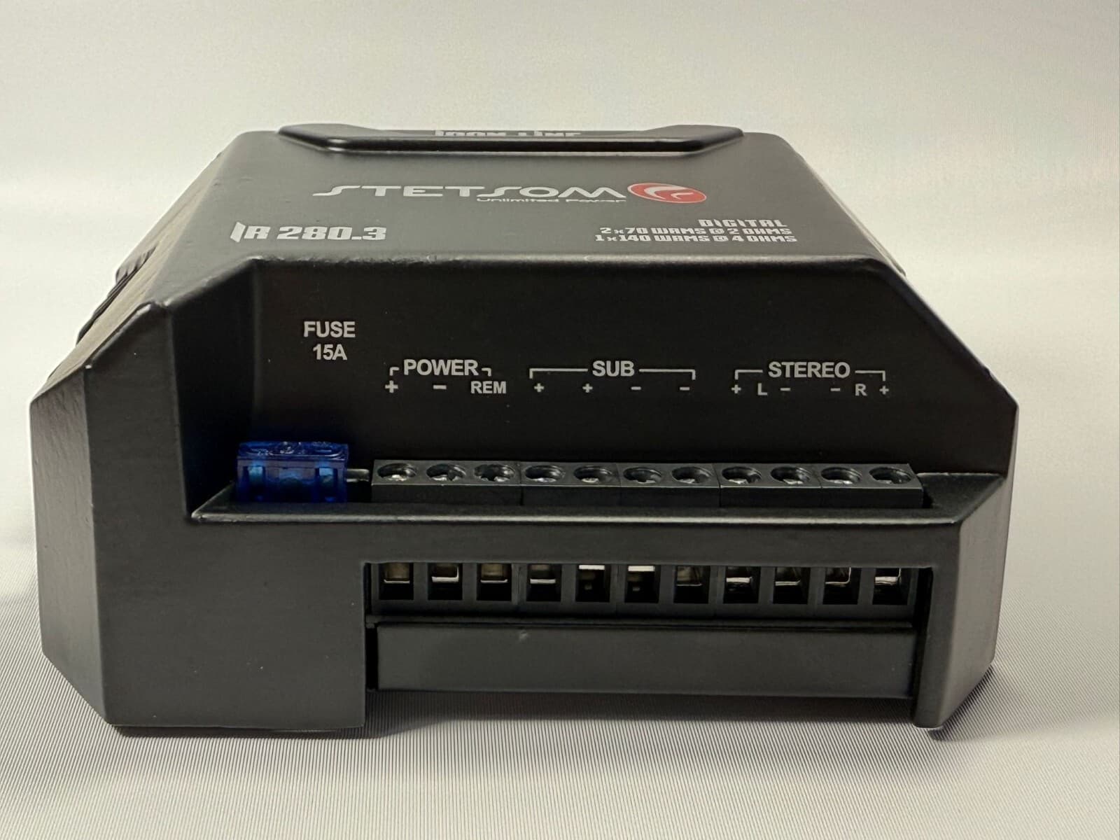 Stetsom Iron Line IR 280.3 Amplifier 2-ohm 280W RMS 3-Cha  Fast Shipping 2