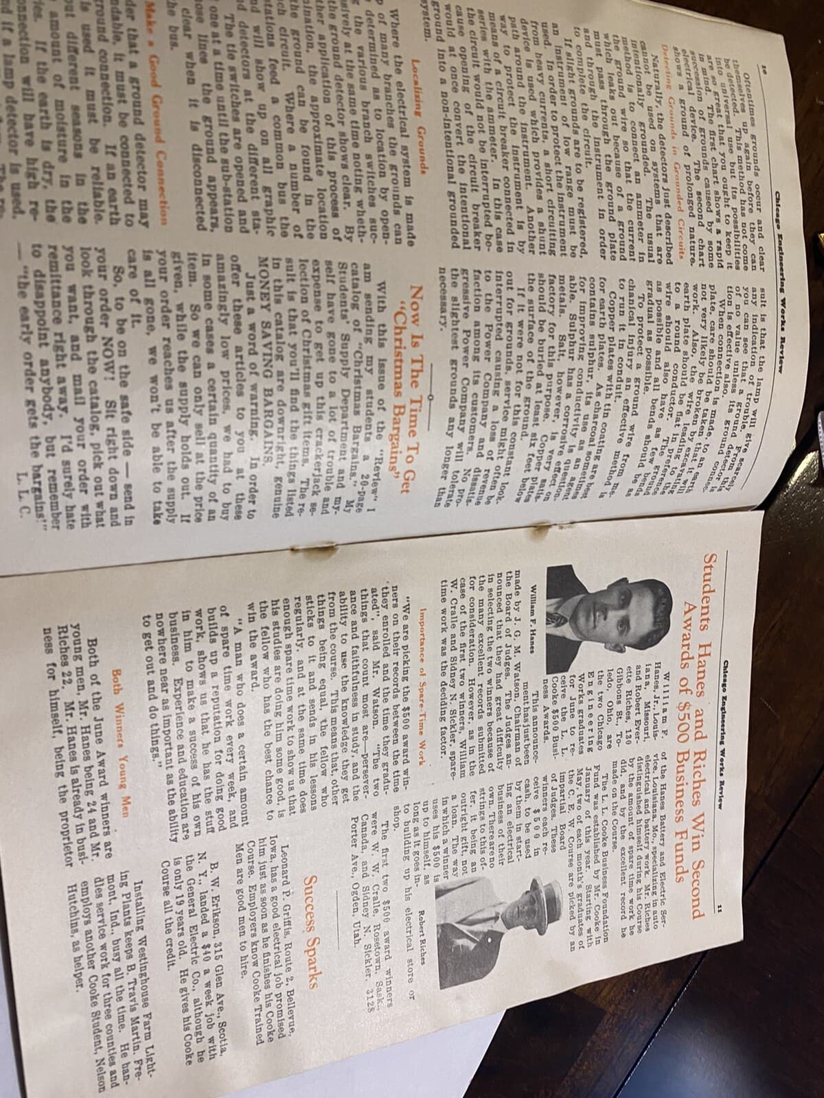 1925 Chicago Engineering Works Review, Thanksgiving Editon - w WESTINGHOUSE AD 4