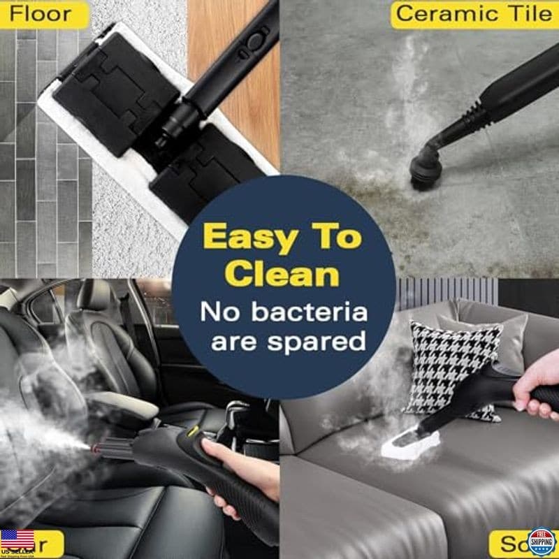 Powerful Steam Cleaner - 21 Accessories, 248°F Steam for Floors, Grout, Carpet 5