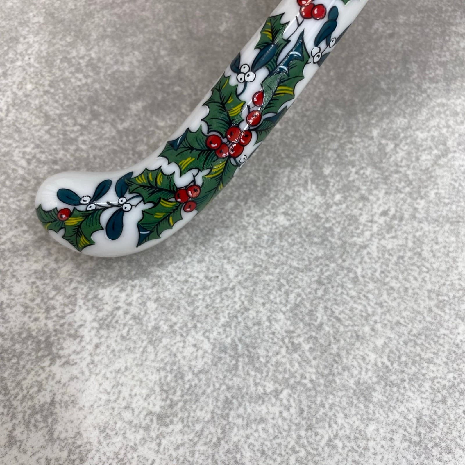 Vintage Sheffield England Christmas Holiday Porcelain & Stainless Steel Cake Pie 3