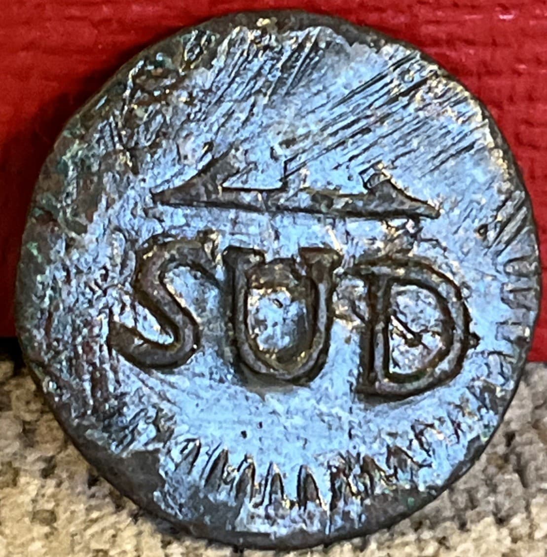 1812 Two Real SUD Coin A45 3