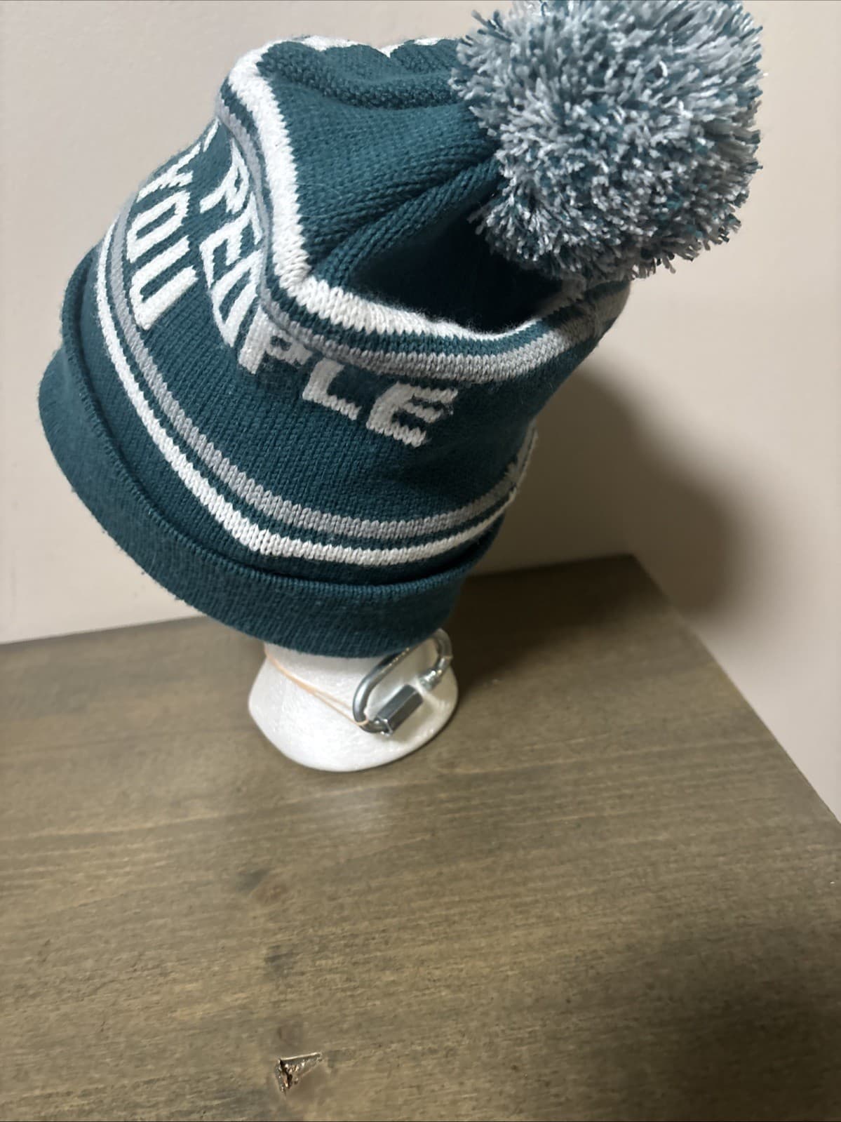 Phish Dry Goods Knit Beanie Hat - How Many People Are You - Winter Pom Cap Green 3