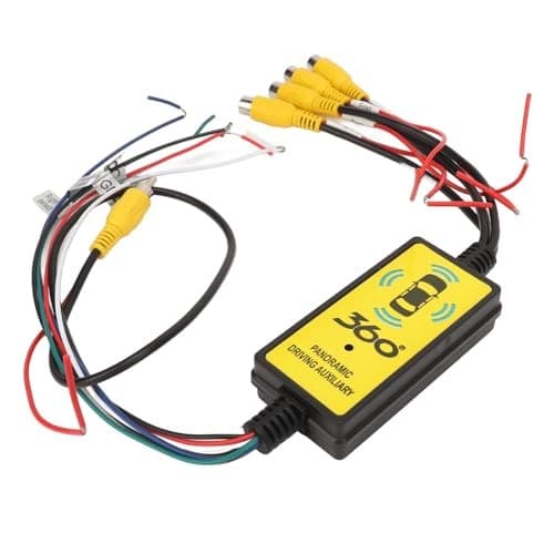 Video Switcher, Intelligent Car Video Switcher Converter, 4 Input 1 Output  2